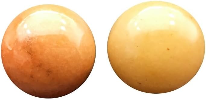 Dark Yellow Asian Rare Tiger Eye Quartz Crystal Healing Ball 20-22mm Sphere Beads Health Innovation Safety Stone (Color : Topaz, Size : 20mm)