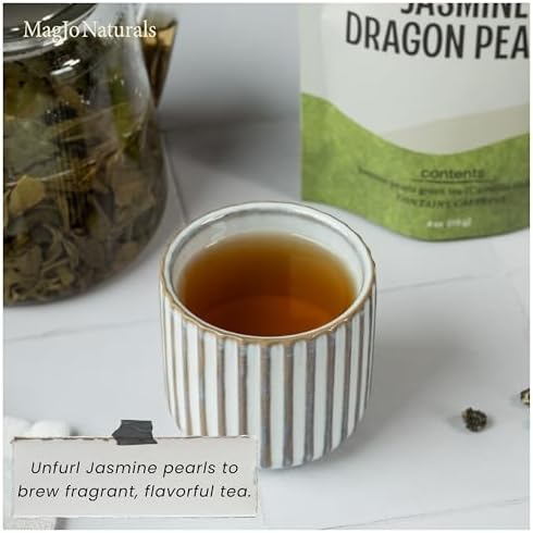 MagJo Jasmine Dragon Pearls, Rolled Green Tea 1 lb