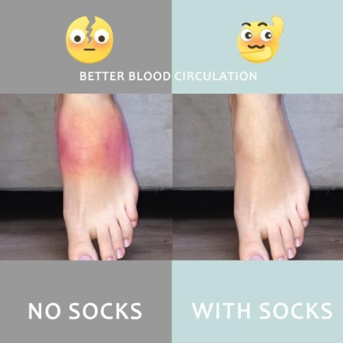 fenglaoda Compression Socks for Women Men Support Circulation 6 Pairs Socks For Nurse, Travel, Flight