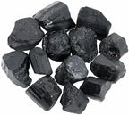 Raw Black Tourmaline Crystals Bulk, Real Gemstones and Crystals, Rocks and Minerals, Healing Crystals, Quartz Crystals and Healing Stones, Cuarzos Originales De Energia Y Piedras(1LB)