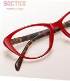 4 Pack Fashion Cat Eye Reading Glasses for Women, Computer Blue Light Blocking Readers Anti Glare Eyeglasses +2.5
