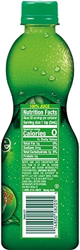 ReaLime 100% Lime Juice, 15 fl oz bottle (Pack of 12), Made with Lime Juice from Concentrate, Gluten-Free, Sodium Free, Perfect Mixer to add to Cocktails and Marinades