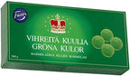 Fazer Vihreitä Kuulia - Green Jellies - Original - Finnish - Jelly Beans (Pear) Candy - 260 g