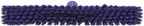 Vikan 31748 Broom,Push,Soft/Stiff,16.5",PP/PBT,Purple