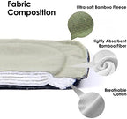 wegreeco 6 Pc Reusable Menstrual Pads, Ultra Thin Pantiliners for Thongs, Cloth Pads, Panty Liners for Teens, Women, Nonslip Pantiliners + 1 Pc Wet Bag(Mustard Yellow, Grey, Beige, XS)