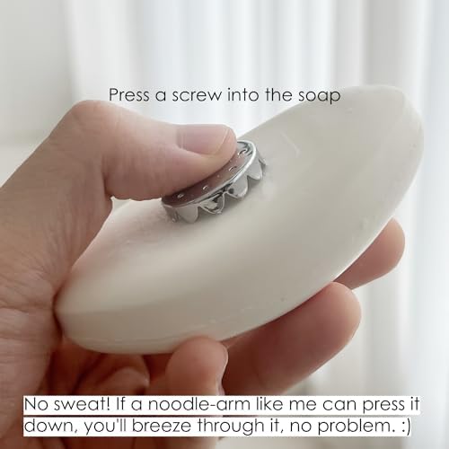 (2Pcs) SOPHI OBJET Stainless Steel Magnetic Soap Holder - Self Draining & Versatile Wall-Mount | Easy Clean, No More Soggy Soaps | Perfect for Shower, Kitchen & Bathroom.