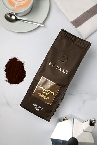 Eataly 100% High Altitude Arabica Coffee (6.3 Ounce (Pack of 1), Filter Ground Coffee)