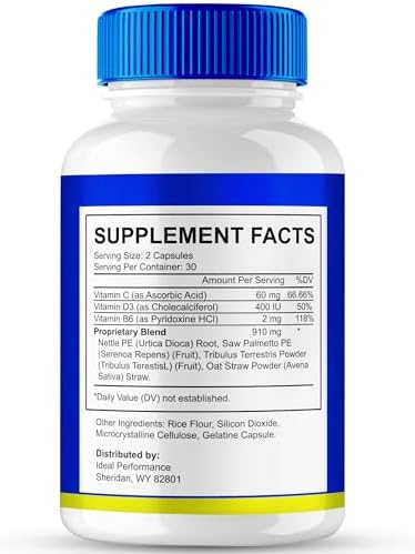 Uro Doc Prostate Health Supplements for Men Capsules, Official Uro Doc All Natural Support Pills - Maximum Strength for Daily Wellness, All Natural Premium UroDoc Health Support Reviews (60 Capsules)