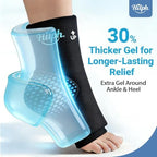 Hilph Complete Leg & Foot Cold Therapy Bundle – Ankle Heel Ice Pack with Massage Ball + Full Calf to Foot Ice Wrap for Plantar Fasciitis, Shin Splints, Achilles Tendonitis, Post-Running Swelling & Mus