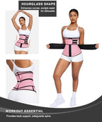 Lover-Beauty Waist Trainer for Women Belly Fat Workout Waist-Trainer Double Belts Neoprene Corset Waist Cincher Trimmer