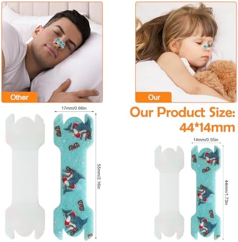 30pcs Small Size Kids Nasal Strips 1.73*0.55" Nose Strip for Kids, Extra Strength Nose Strips for Breathing,Kid Nasal Congestion Relief Nose Tape,Breathe Snoring Strip Snore Sleep Tape for Children