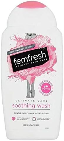 Femfresh 250ml Ultimate Care Soothing Wash,Ph Balanced by Femfresh
