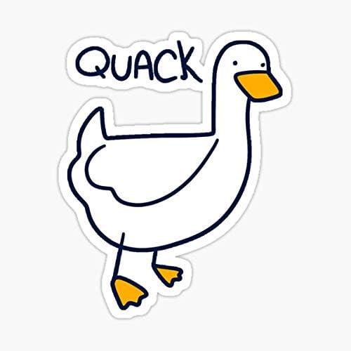 Quack Duck Sticker - Graphic for Auto, Wall, Laptop, Cell, Truck - Windows, Cars, Trucks