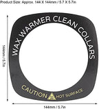 Brrnoo 10pcs Professional Wax Warmer Collar, Wax Heater Protective Ring Accessory for Most Standard Size Wax Heaters ()