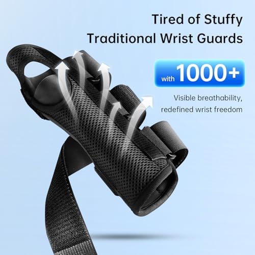 Wrist Brace for Left Hand – Adjustable Night Splint for Carpal Tunnel, Tendonitis, Arthritis, Pain Relief – One Size for Men & Women (Left Hand, One Size)