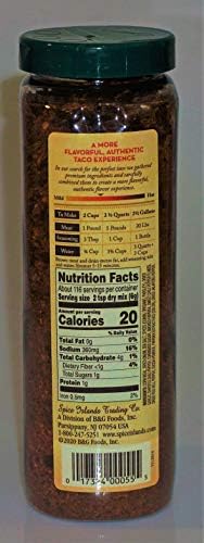 Spice Islands Premium Taco Seasoning, 24.5 Ounce