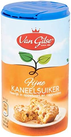 Sugar | Van Gilse | Fine Cinnamon Sugar | Total Weight 7.05 ounce