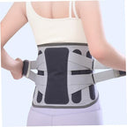 Adjustable Lumbar Support Belt for Lower Back Pain Relief, Breathable Back Brace for Sciatica Men & Women(L)
