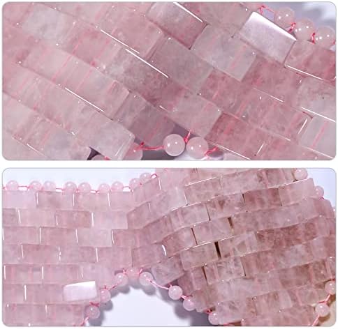 gemshan Quartz Eye Mask, Rose Jade Eye Mask Natural Crystal Sleep Mask, Eliminate Wrinkles Puffiness Headache and Migraine Relief Mask (#2-Rose Quartz)