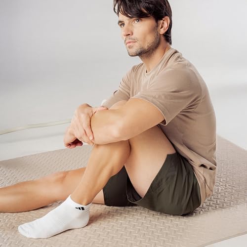 adidas Men's Superlite Low Cut Ankle Socks (6 Pairs) Lightweight & Breathable