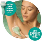 Schick Intuition Razors for Women with Sensitive Skin | 1 Razor & 4 Intuition Razor Blades Refill with Organic Aloe
