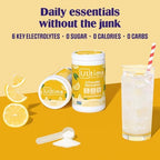 Ultima Replenisher Daily Electrolyte Powder Drink Mix – Sugar Free – Lemonade, 90 Servings – Hydration Powder with 6 Key Electrolytes and Trace Minerals – Keto Friendly, Vegan, Non-GMO