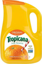 Tropicana, Orange Juice, No Pulp, 89 fl oz. bottle