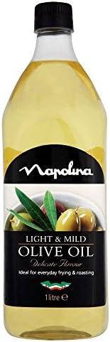 Napolina Light & Mild Olive Oil (1L) - Pack of 6