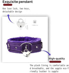 Punk Choker Collar for women with Love Lock Adjustable gothic Leather Choker Necklace for Women