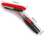 Flexible Soft Vacuum Accessories and Attachments Dusting Brush 35mm-32mm Adapter Perfect for Cleaning Furniture & Ceiling Vacuum Cleaner Attachments for 1-1/4'' or 1-3/8'' Standard Hose