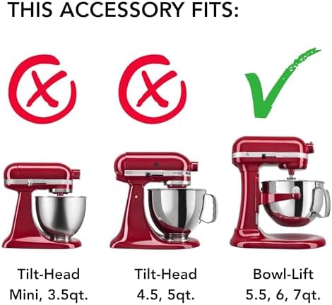 KitchenAid KA7QBOWL Stainless Steel Mixing Bowl for 7 Quart Bowl-Lift Stand Mixer