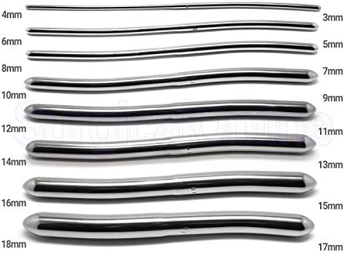 SURGICAL ONLINE 8 Hegar Medical Dilator Sounds Set 7.5inch Double Ended Instrument (Double Ended)