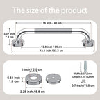 Upgraded Grab Bar for Shower, 16 inch Elderly Assistance Safety Balance Products Apply to Bathroom, Toilet, Shower Handle for Bathtubs and Showers