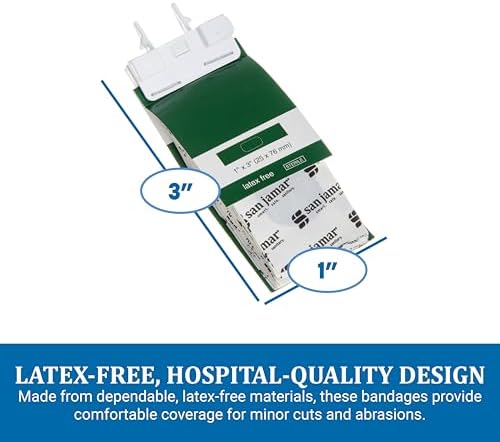 San Jamar MKBR901 Mani-Kare Bandage Dispenser Refill - Strip, Green