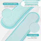 Neck Ice Pack Wrap,Cervical Ice Pack,Cold Compress Ice Packs for Injuries Reusable Cold & Hot Therapy Adjustable Flexible Gel Migraine Ice Head Wrap for Neck Pressure (Iceblue)