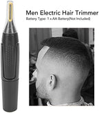 Electric Hair Trimmer, Electric Hair Beard Shaver, Detachable Washable Cutter Head Double Blades Low Noise Hair Removal Machine, Men Electric Trimmer Grooming Kit
