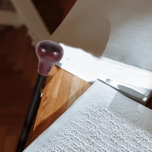 1Pc Walking Stick Handle Wood Cane Handle Trekking Pole Grips Replacement Ergonomic Lightweight Walking for Seniors Men Women Indoor Outdoor Use