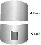 Stainless Steel Finger Guards For Cutting Food Avoid Hurting, Premium 304 Stainless Steel Finger Protector,Slicing Tool Finger Protectors when Cutting, Slicing, Dicing, Chopping, Fruits and Meat (4)