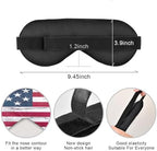 American Flag Sleep Mask Soft Cooling Eye Masks for Sleeping with Elastic Strap Night Blindfold for Women Men Travel