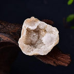 AtkitS 1PC Natural Crystal Agate Geode Cutting Crystal Cluster Reiki Rock Mineral Specimen Quartz DIY Home Decoration