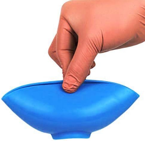 BONEW 3PCS Flexible Rubber Mixing Bowl +3 Spatulas Dental PVC Rubber Mixing Bowl for Alginate and Plaster Materials