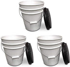 3-Pack Black Padded Bucket Lid | Comfortable Seat for Baseball, Softball, Fishing & Hunting | Fits 3.5, 4, 5, 6 Gallon Buckets | Easy Snap-On Design | Made in the USA