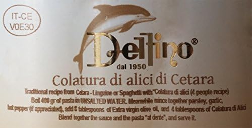 Delfino Cetara Colatura di Alici Anchovy Extract 8.4 Fluid Ounce - Pack of 2