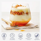 EasiYo Greek Style Manuka Honey Flavored Yogurt Base (6-pack, 42 Servings) with Live Cultures | Easy & Fresh Homemade Yogurt | Use with EasiYo Maker | New Zealand Milk from Grass Fed Cows