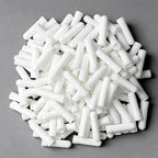 100PCS Essenial Oil Aromatherapy Blank Nasal Inhtaler Tubes (Includes 100 inhalers+110 unscented Wicks+5 Plastic Droppers+2Plastic Tweezers)