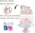 Maicaiffe Soon to Be Mr & Mrs Cake Topper - Bridal Shower Party Cake Decoration - Wedding Engagement Party Decor Supplies Rose Gold Glitter