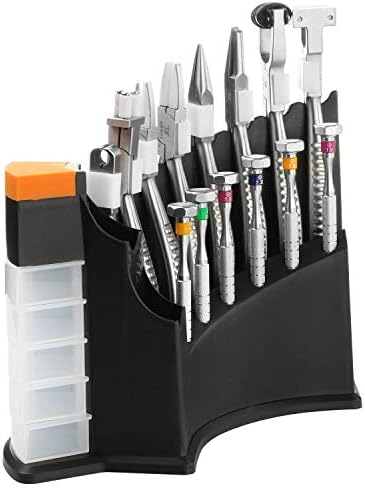 Deluxe 14pcs Optical Eyeglass Repair Tool Kit Stainless Steel Glasses Repair Set with 8 Pliers and 6 Screwdrivers