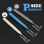 Patelai 100 Pieces Braces Dental Brush for Cleaner Interdental Toothpick Dental Tooth Flossing Head Oral Hygiene Flosser Toothpick Cleaners Tooth Tool(Blue, Grey, White,Various Sizes)