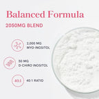 Myo-Inositol & D-Chiro Inositol for Hormone Balance for Women | Fertility, Ovarian Health & Cycle Support | Ideal 40:1 Ratio, Myoinositol 2000mg & D Chiro 50mg | Ovarian Support Vitamins | 120 Ct.
