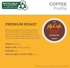McCafe Premium Roast Coffee, Single Serve Keurig K-Cup Pods, Medium Roast, 84 Count
